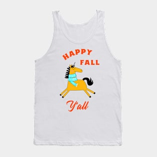 Happy Fall Y'all Tank Top